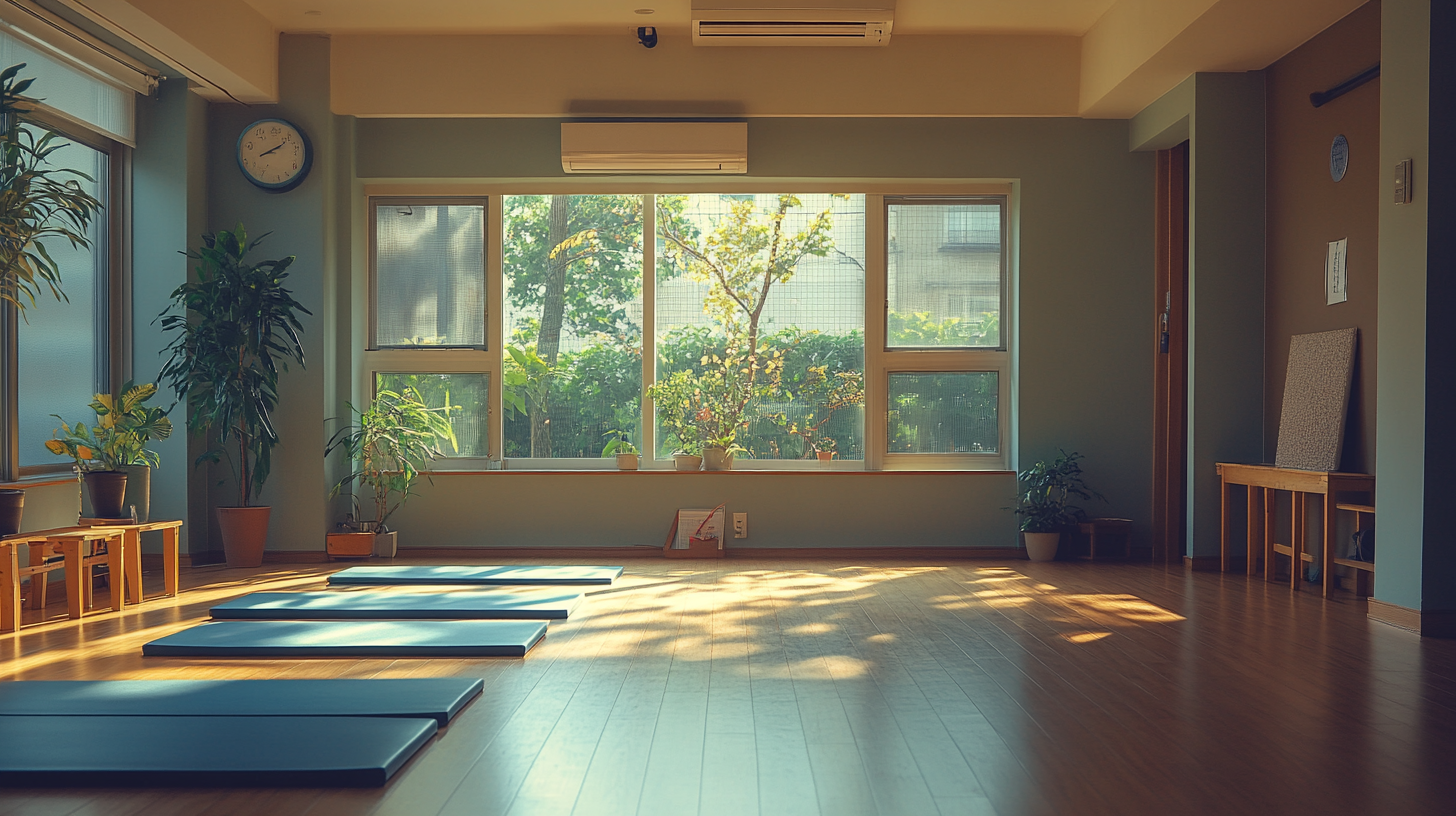 Панорама фітнес-центру для людей старшого віку